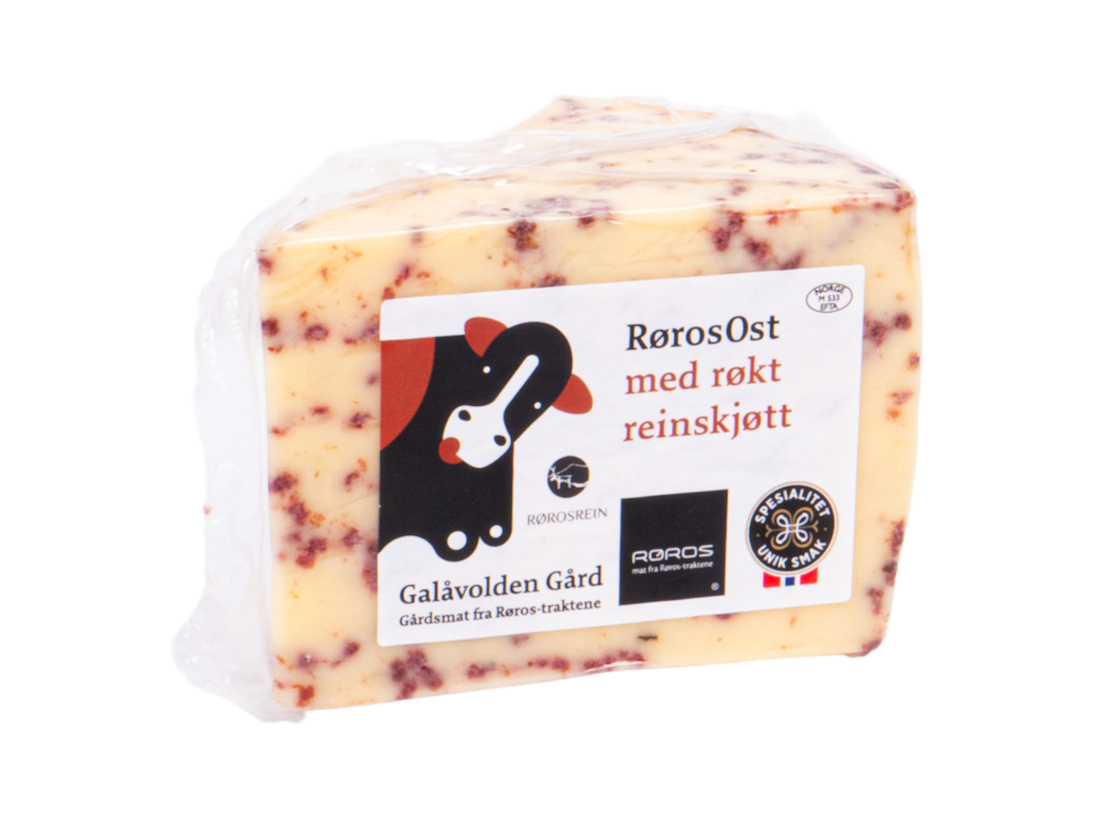 RørosOst med røkt reinskjøtt - Ostelandet Norge