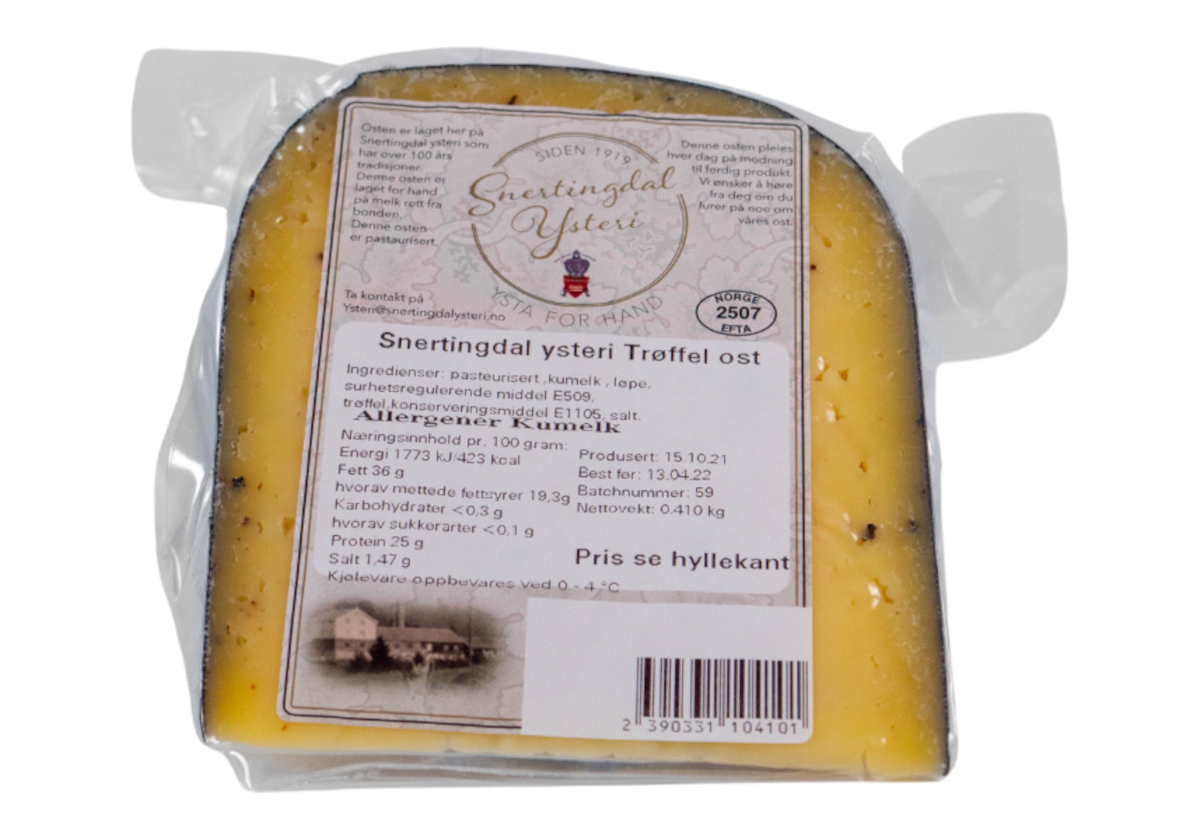 Snertingdal ysteri Trøffel ost-ubg